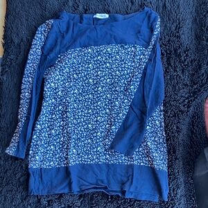 Max & Co. Blue Floral Blouse Max & Co baby blue floral